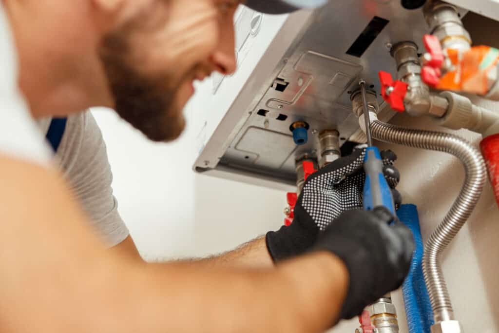 installing new water heater system